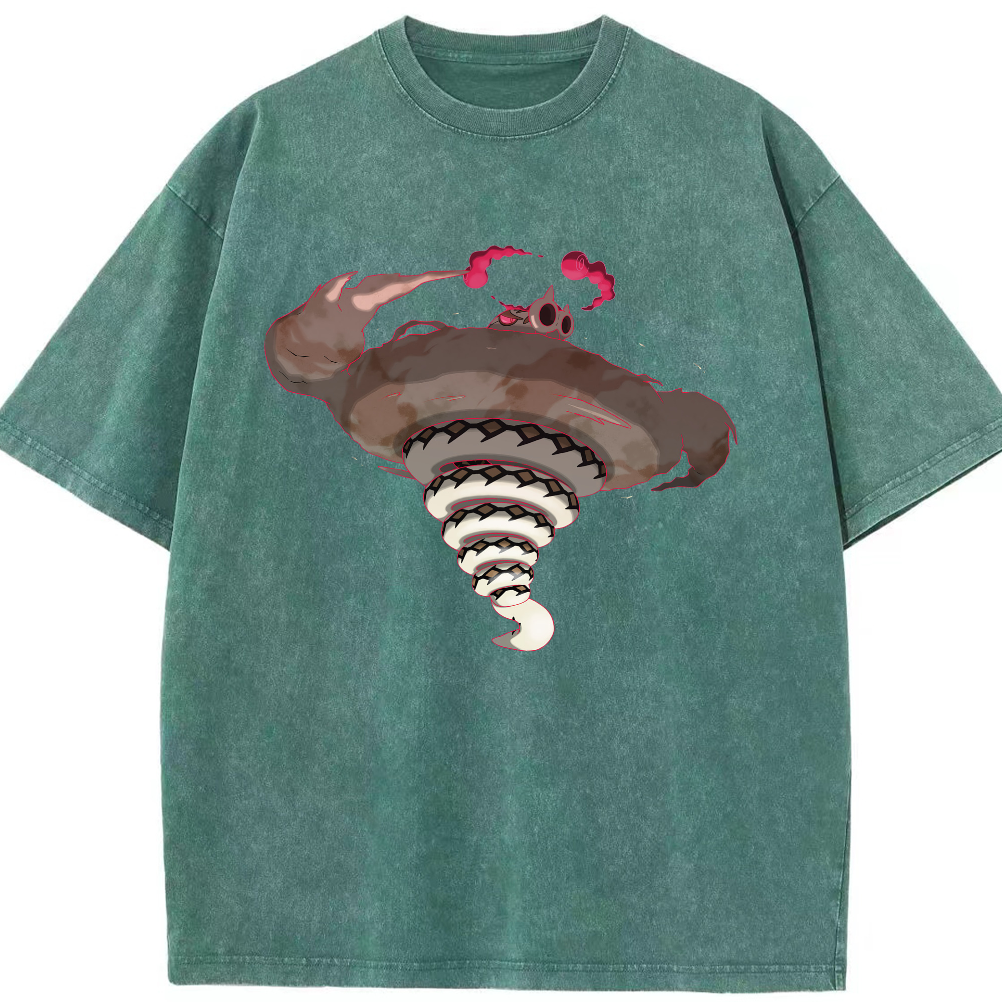 （画像用） ポケットモンスター Pokémon 綿100% ヴィンテージ風 半袖Tシャツ（フロントプリント）